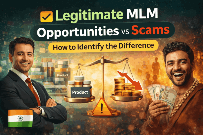 How to Identify Legitimate MLM Opportunities vs Scams in India (2026 Guide)